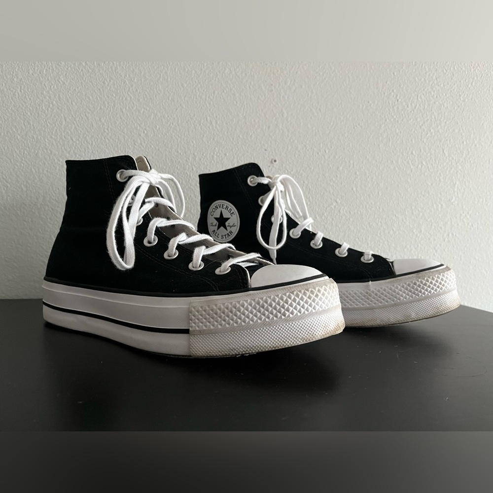 Black Platform Chuck Taylor Converse